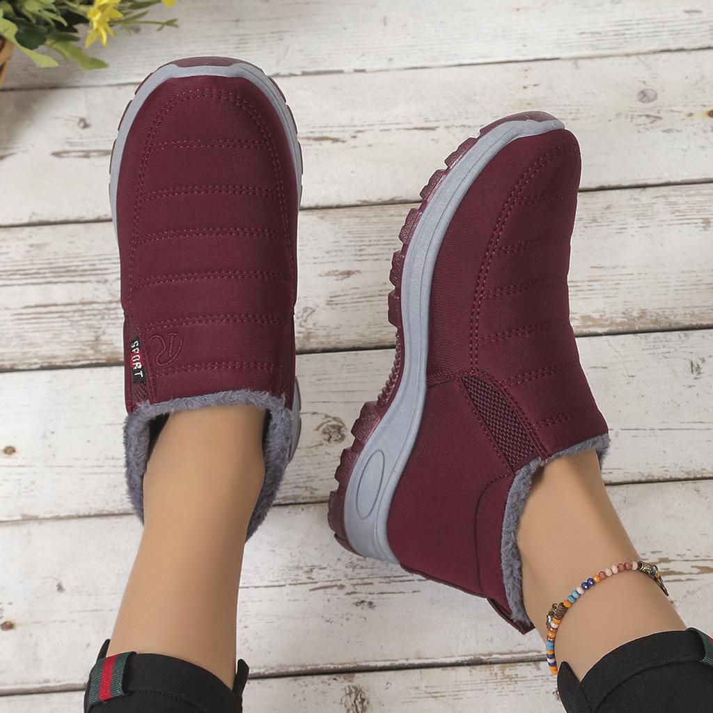 New Cotton Shoes Winter Velvet Thickened Couple Snow Boots Popular Non-slip Short Boots