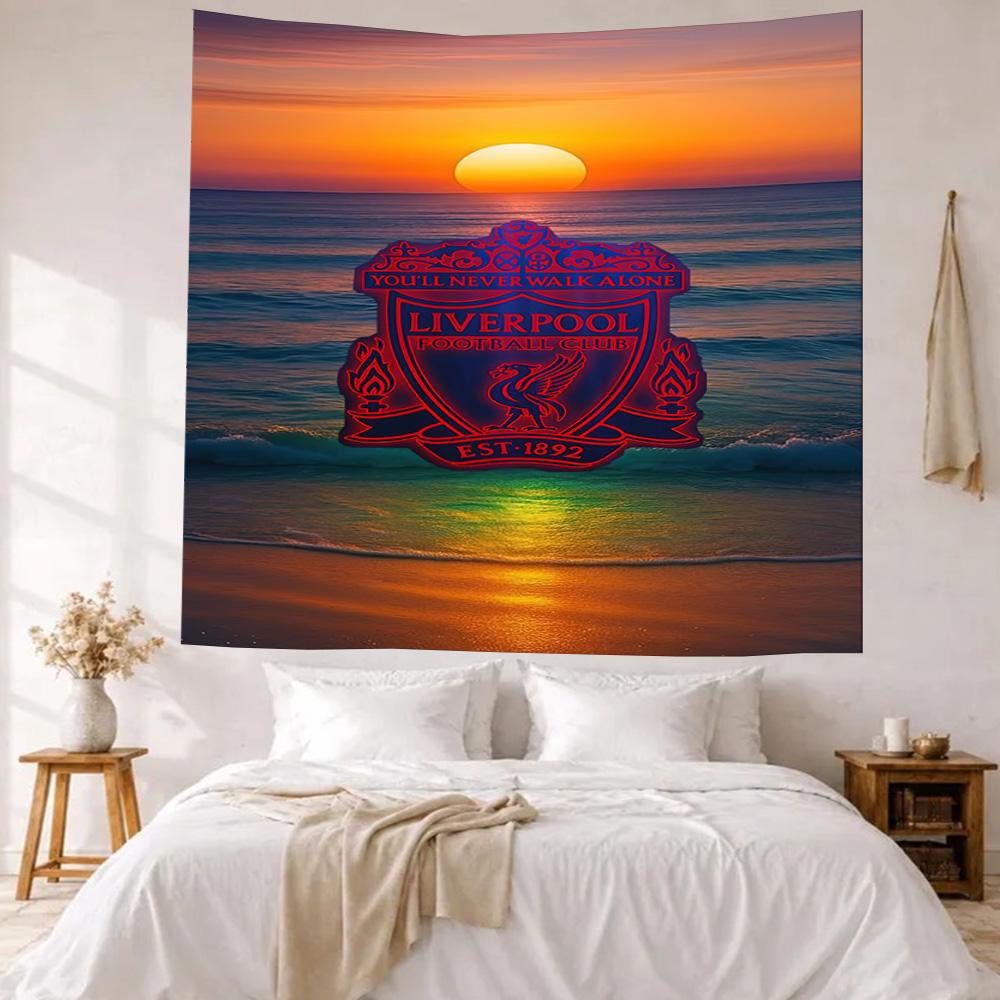 Liverpool Football Club Wall Decor Tapestry Art For Pet Memorial Birthdaywedding Party Backdrop Family Gift