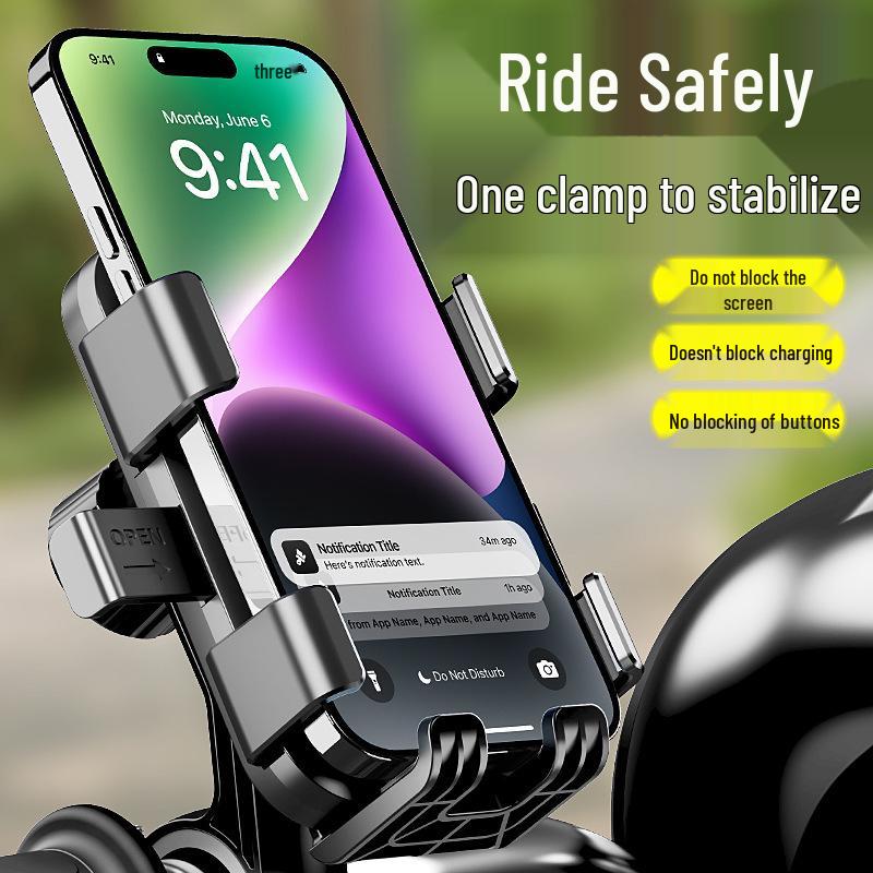 Držák na telefon pro elektromobily, motocykly a jízdní kola – Ideální pro navigaci a doručovatele