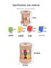 Montessori Wooden Toddler Learning & Sensory Building Blocks Box