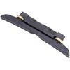 Dilwe Mandolin Bridge, Adjustable Ebony Bridge Mandolin Instrument DIY Repair Parts