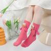 Funny Fuzzy Socks Colorful Cartoon Expression Socks with Braided And Lips Cotton Novelty Footwear for Casual Wear