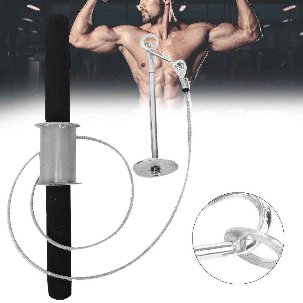 Forearm Wrist Roller Trainer Muscle Training Fitness Equipment with Foam Handle CoverForearm Trainer