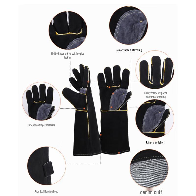 Kevlar Heat-Resistant Industrial Safety Gloves