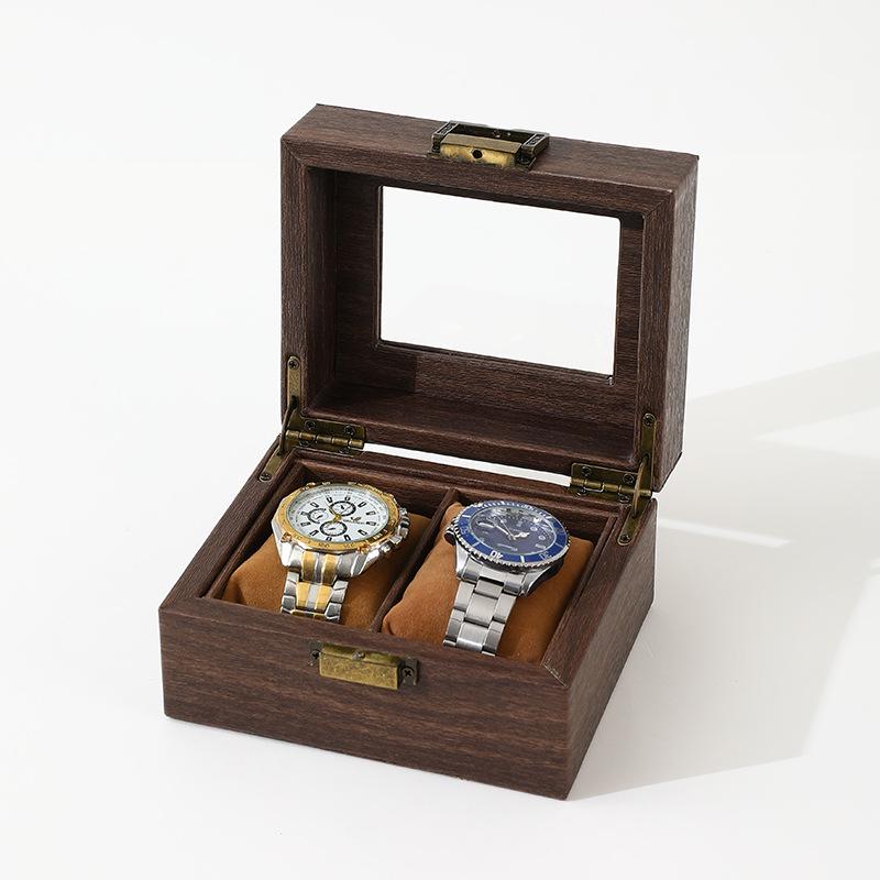 

Qingyu Packaging Bark Texture PU Leather Watch and Jewelry Display Box