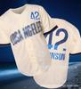 Sports Baseball Uniform Short Sleeve Cardigan Letter Print Men's and Women's Game Training Uniform T-Shirt Game Top