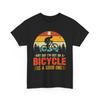 Cyclist T-Shirt | Biking Tee | Never Underestimate An Old Man On A Bicycle Shirt
