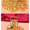 1 pcs Simulated mini solid gold ingot, wealth attraction, home opening decorations, gold decoration, gold gilding Guochao decoration