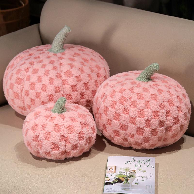 Nordic Style Small Pumpkin Throw Pillow Plush Toy Doll Pumpkin Doll Home Sofa Pillow Cushion Doll