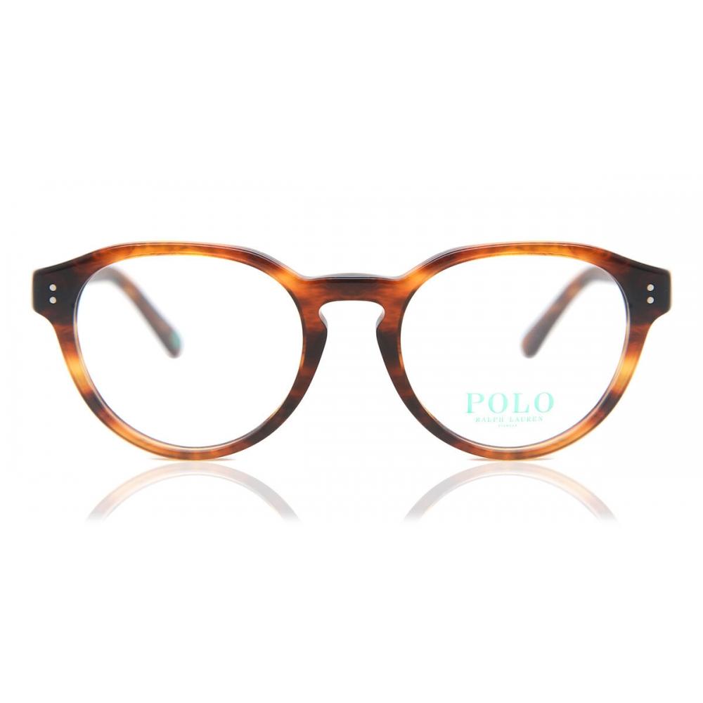

Polo Ralph Lauren Ph2233 5960 Men Eyeglasses Shiny Striped Havana/48