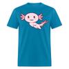 Süßes Axolotl-Liebhaber-Shirt Kawaii Pastel Goth Japan Anime Comic Liebliches T-Shirt