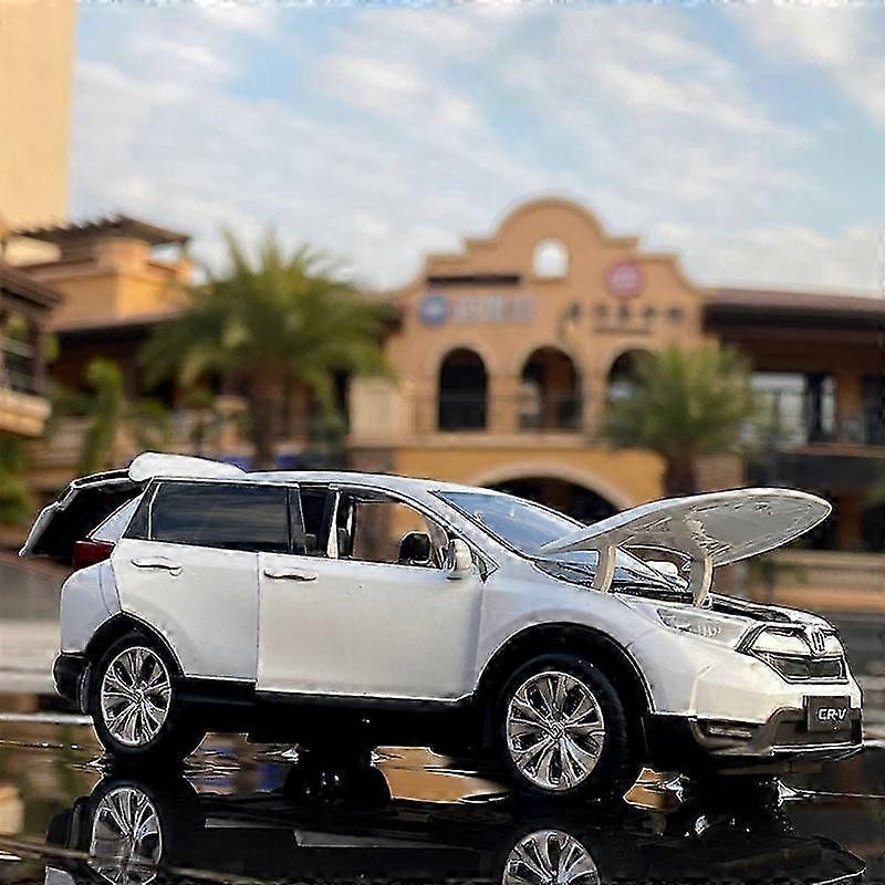1:32 Scale Diecast SUV Model with Sound and Light Effects for Kids Collection Toy Car Gift Vehicle Simulation Playset