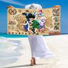 Anime HUNTER×HUNTER Print Beach Towel, Large Soft Quick Dry Towel for Beach Camping Swimming