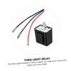 VICASKY 8pcs Relay Led Flashlight Motorcycle Turn Signal Motorcycle Turn Light Bike Switch Adjustable Plastic Flasher