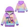 Girls Hoodie 3D Cartoon Jacket Sweatshirt Music Zip Hooded Long Sleeve Tops