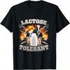 Lactose Tolerant Cows Milk Dairy Humor Milk Lovers T-Shirt