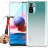 Protective Case - E.F.CONNECTION - Redmi Note 10S - Flexible - Transparent - Shockproof Silicone