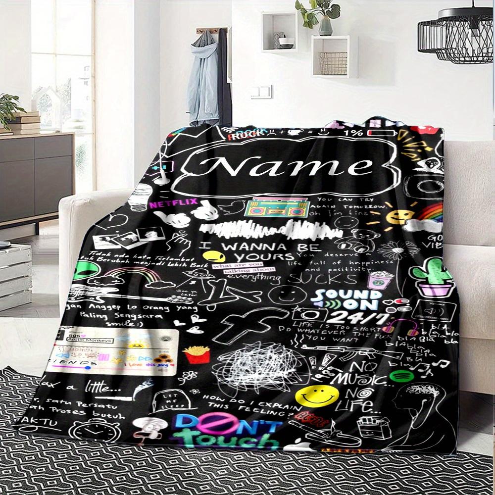 Nursing Theme Home Customize Your Name Blankets Comfortable Soft Lightweight Allseason Multipurpose Blanket For Picnics Sofas Offices Beds Living
