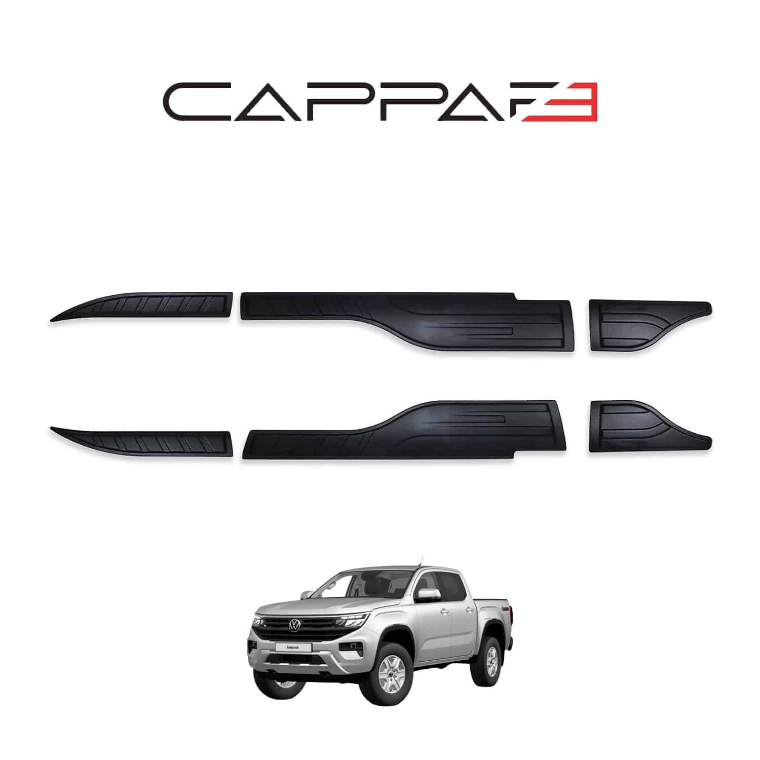 

Для VW Amarok Bat Door Side HOOD PROTECTOR Kit 2023 2024 2025 и старше 3 шт.
