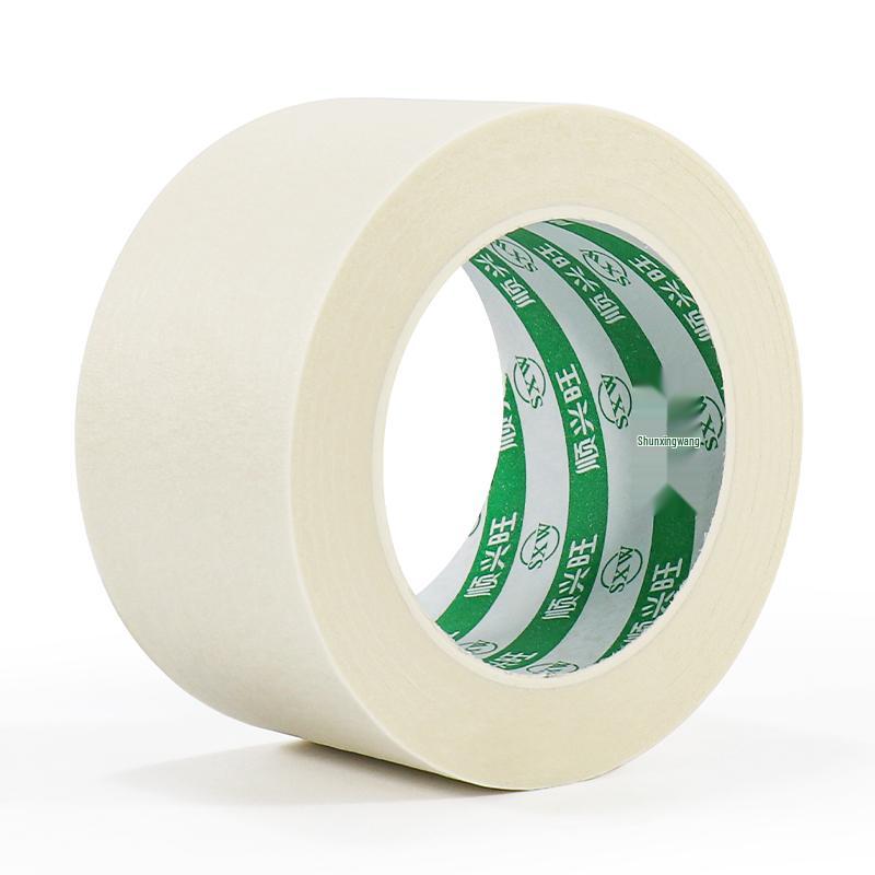 Ruban Washi Crêpé Blanc Haute Viscosité pour Masquage, Décoration, Peinture par Aérosol, Jointoiement et Séparation des Couleurs - Ruban Double Face