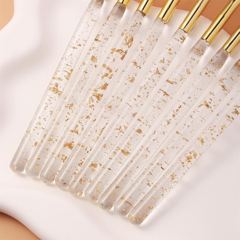 1Pcs Nail Brush Set Detail Work Pens Stylish Acrylic Handles Gel Nail Art Fine Line Painting Professional Home Use Manicure Tool