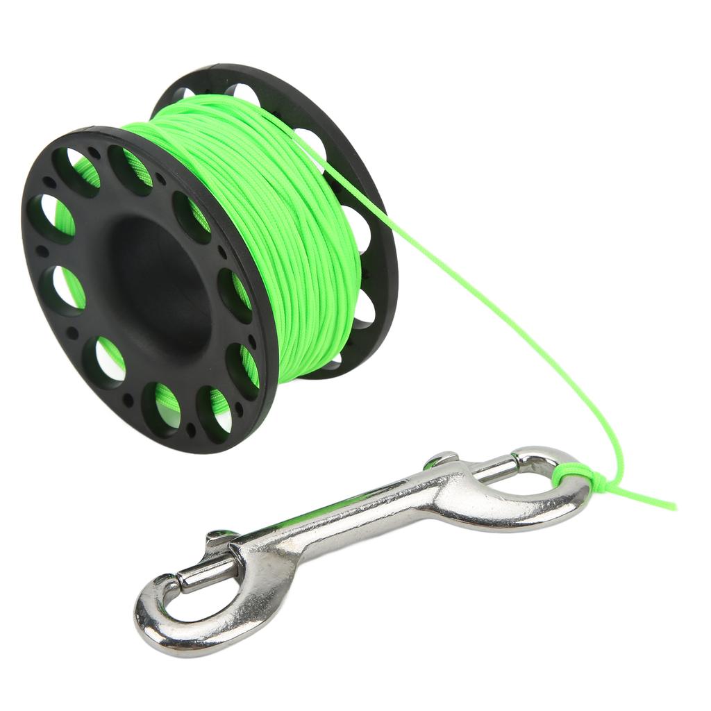 Diving Reel High Density Plastics Portable Belt High Strength User Friendly Design Diving EquipmentBlack