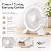 Mini USB Rechargeable Table Fan Portable Small Fan for Student Dormitory Computer Summer Gadget Home Desk Office Cooling Fan