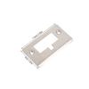 4Sets Lock Body Guide Plate Stainless Steel Door Lock Strike Plate Reinforcement for Interior Exterior Deadbolt Latch