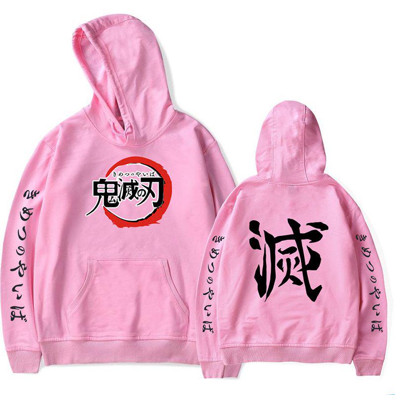 No Demon Slayerkimetsu Yaiba Hoodie Anime Cosplay Coat Sweatshirt Pullover Tops