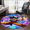 DRAGON BALL Print Round Rug, Washable Floor Carpet, For Entryway Dorm Laundry Room Office Study, Home Decor Birthday Christmas Gift