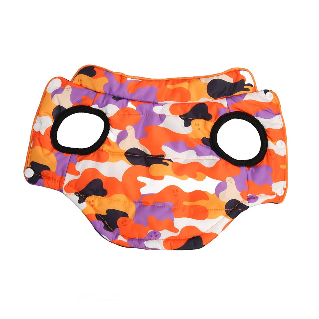 Halloween Pet Vest Reversible Cute Pattern Soft Breathable Warm Dog Winter Print Coat for Dogs and Cats