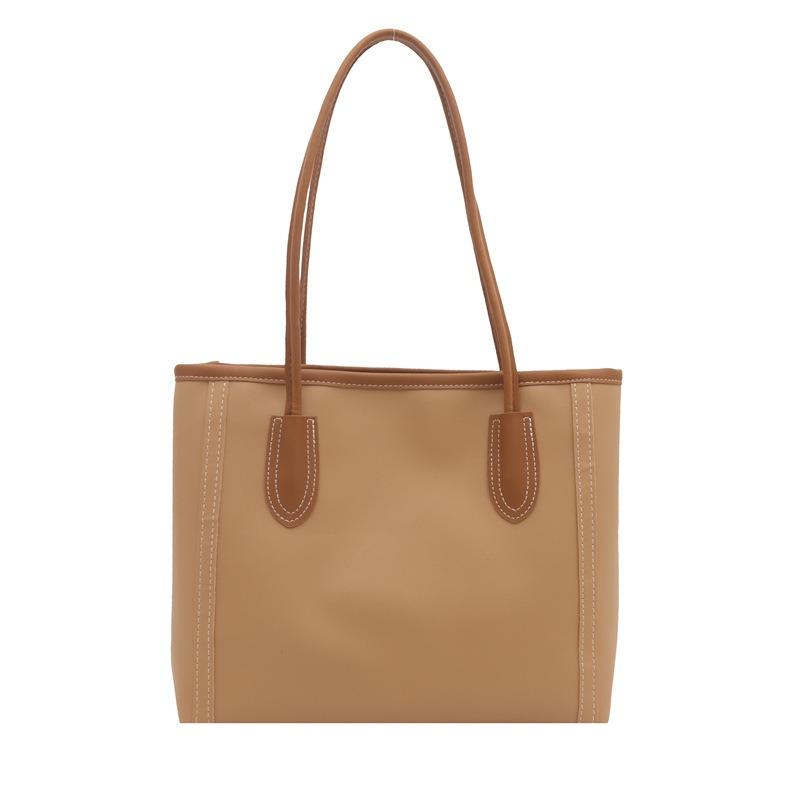 Vintage Large Capacity Women Tote Bag Daily Commute Shoulder Handbag