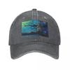 Starry Owl  Acrylic Painting of a Magical Night Baseball Cap Military Tactical Caps Christmas Hats UnisexS Baseball Cap WomenS