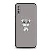 Cartoon Schnauzer Dog Phone Case For Samsung A54 A52 A24 A14 A50 A70 A10 A40 A20S A20E A06 A12 A22 A34 A42 A32 5G A04s A16 Cover