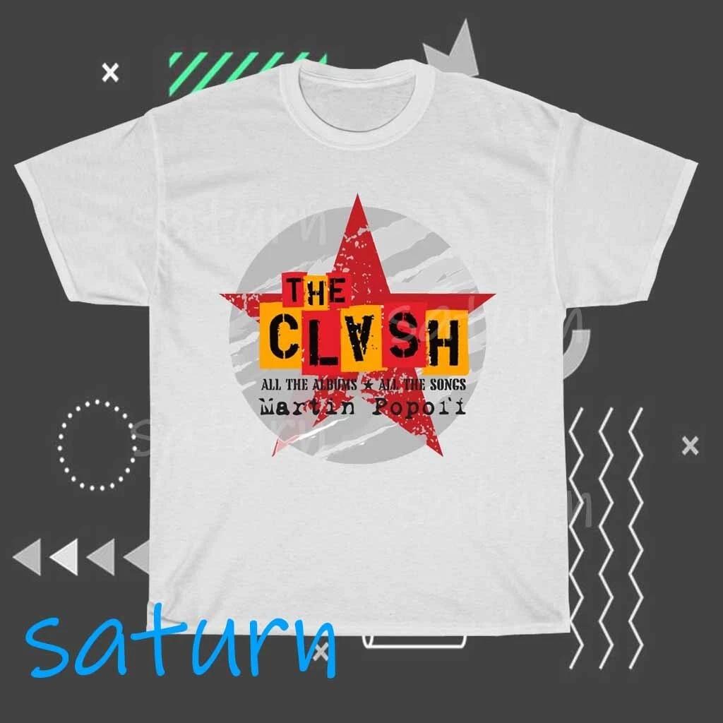 The Clash Active Logo T-Shirt Funny Size S to 5XL M
