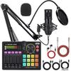 BM800 USB Microphone and Sound Card Set for Mobile, PC & Podcast with Headphones