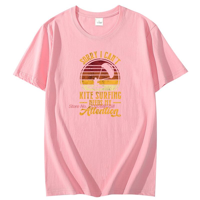 Sorry I Cant Funny Graphic T Shirts Kitesurfing New Shirts And Tshirts Cotton Short Sleeve Tshirts Unisex Print T Shirt