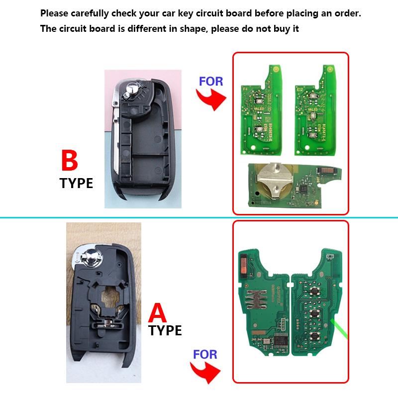 Boîtier de clé de voiture 2 3 boutons Coque de télécommande Accessoires pour Renault Express Uit 2022