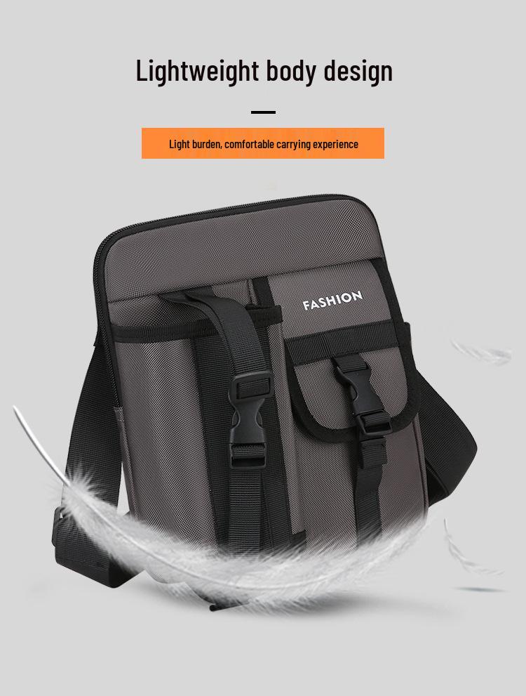 Bolso Cruzado Táctico para Hombre - Mochila Resistente al Desgaste para Viajes y Actividades al Aire Libre