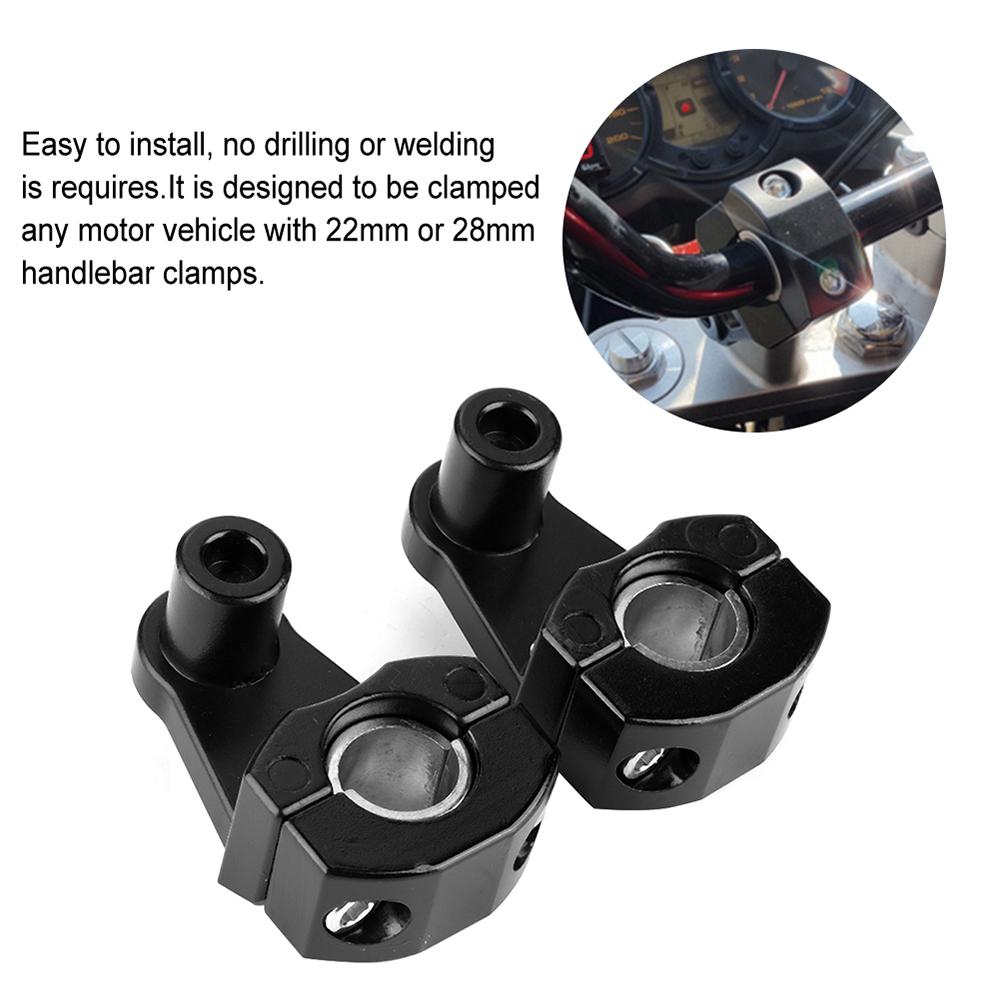 Motorcycle Riser Motorcycle Handlebar Clamps Motorcycle Mount Clamps for Adjusting The Height Of The Motorcycle Handle