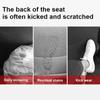 SEAMETAL Car Seat Back Anti-Kick Mat Pu Leather Wear-Resistant Pad Rear Seat Back Car Storage Bags