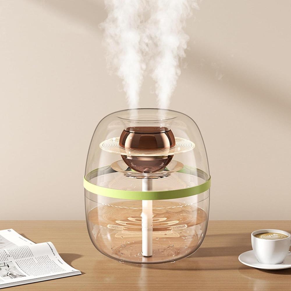 

3 л емкость Fogger Mist Maker двойной увлажнитель воздуха диффузор эфирных масел новый увлажнитель зелёный