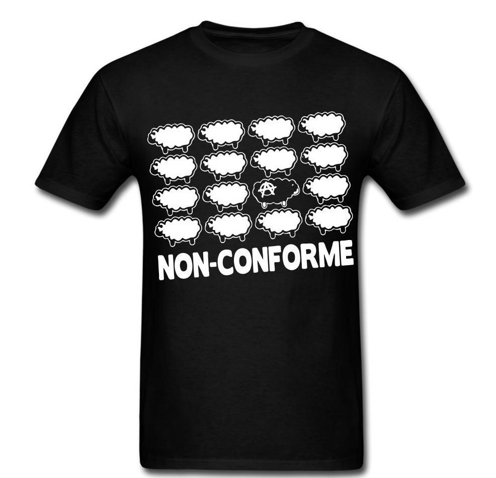 Non-conforme sheep anarchy revolution Protest Tee t-shirt anarchist anon XXXL