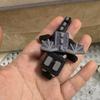3D Printed Dark Dragon Toy Mini Block Style Full Articulated Action Figure Desktop Decor Game Fans Kids Collectible Toy Ornament