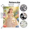 Disney pearl painting handmade diy pearl art painting elegant princess simple living room hanging painting decoration