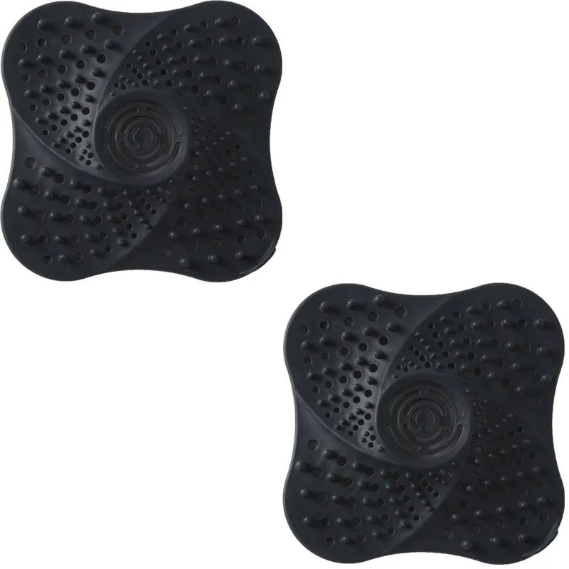 Shower Drain Covers with Sucker, Rubber Sink Strainer Drain Protector Hair Catcher for Kitchen and Bathroom