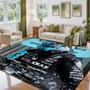 George Russell Design Crystal Velvet Rug Soft Decorative Mat for Bedroom Entrance