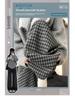 High-Waisted Fleece-Lined Plaid Wide-Leg Pants for Women, 150 Petite, Slimming Casual Autumn/Winter Wear