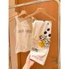 Dopamine Style Letter Suspender Puppy Trousers Pajamas Girls Summer New Korean Version Loungewear Suit Can Be Worn Outside