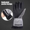 Electric Heated Gloves Battery Operated Winter Ski Gloves Waterproof Touchscreen Warming Gloves for Outdoor Motorcycle Hiking